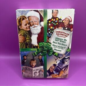 Christmas Favorites Collection DVD Set Home Alone 2 Prancer Miracle 34th SEALED